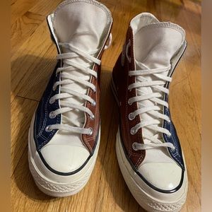 Converse Chuck 70 Hi in Bark/Navy M8.5/W10.5